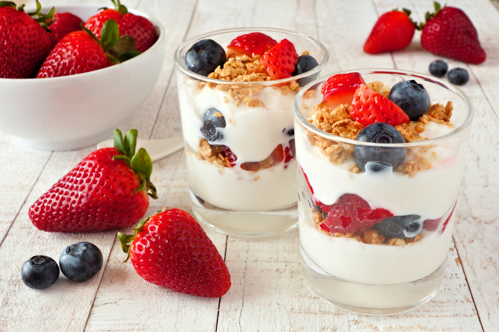 Semen Frosted Yogurt Parfait